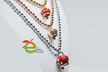 Collana Bronzo con Tris Campanelle - immagine 3