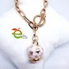 Bracciale Bronzo con Campanella Bianca Eden Gioielli