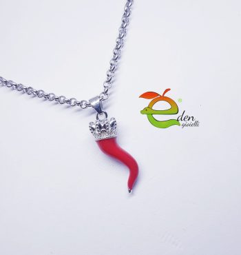 Collana con Corno Rosso - immagine 2