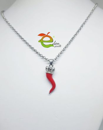 Collana con Corno Rosso - immagine 5