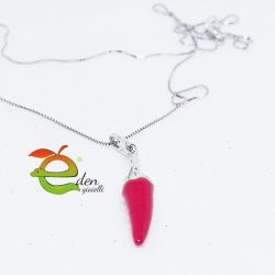 Collana con Peperoncino Argento eden gioielli