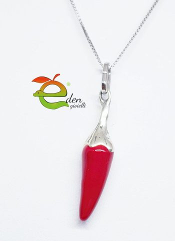 Collana con Peperoncino Argento eden gioielli