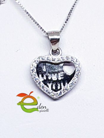 Collana con Cuore Love You - immagine 3