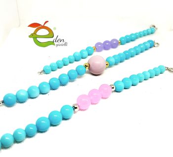 Bracciali Coralli - Perle -Argento - immagine 2