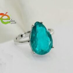 Anello Goccia Verde