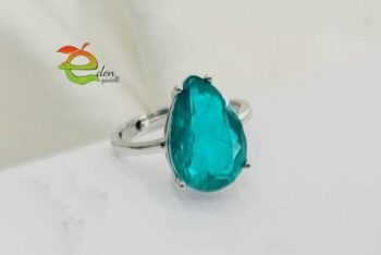 Anello Goccia Verde