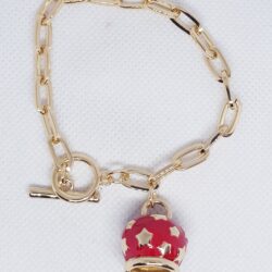 Bracciale Bronzo con Campanella Smaltata eden gioielli