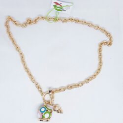 Collana Bronzo con Campanella Smaltata eden gioielli