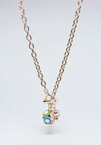 Collana Bronzo con Campanella Smaltata - immagine 2