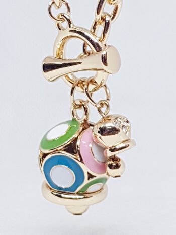 Collana Bronzo con Campanella Smaltata eden gioielli