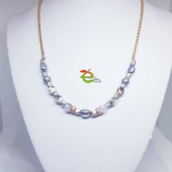 Collana Pepite e Pietre Occhio di Gatto