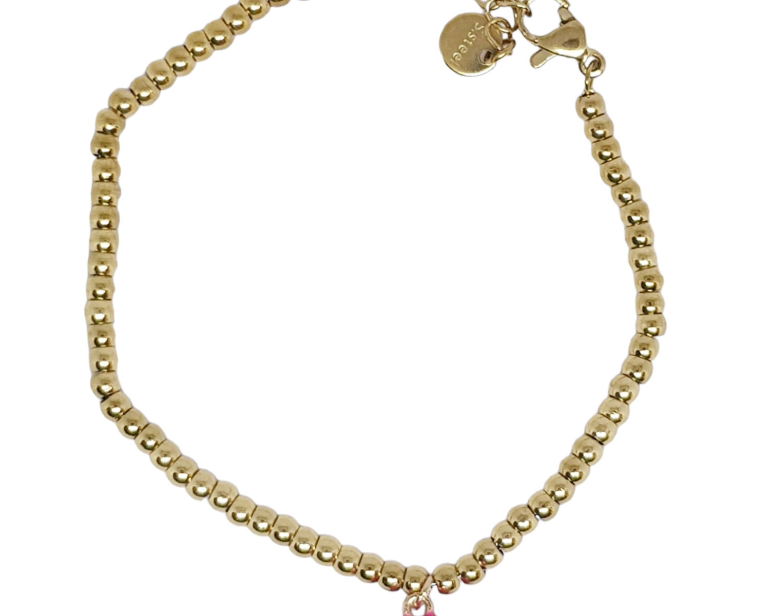 Bracciale Bronzo Campanella Fucsia eden gioielli