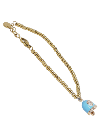 Bracciale Bronzo Campanella Turchese - immagine 2