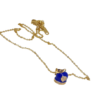 Collana Bronzo Campanella Blu eden gioielli