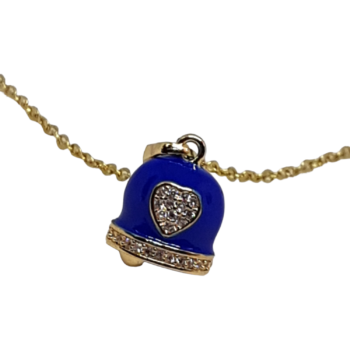 Collana Bronzo Campanella Blu eden gioielli