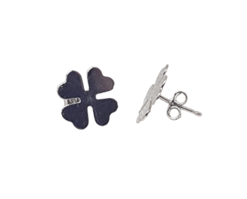 Orecchini Quadrifoglio Argento eden gioielli