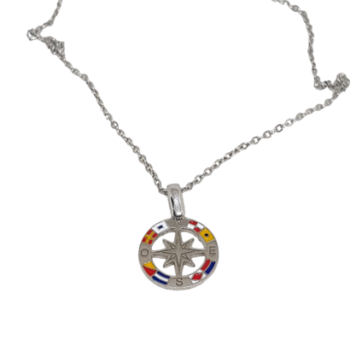 Collana Rosa dei Venti Argento eden gioielli