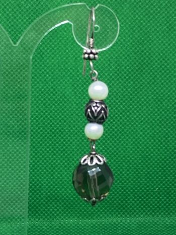 Orecchini Swarovski e Perla Argento eden gioielli