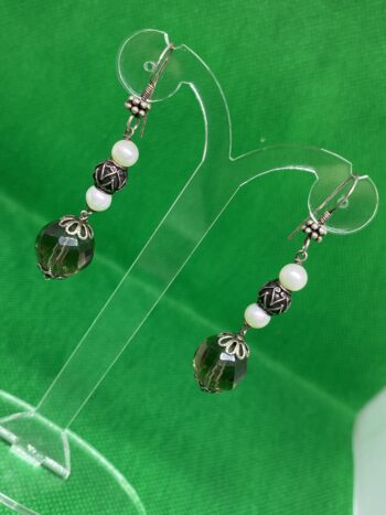 Orecchini Swarovski e Perla Argento eden gioielli