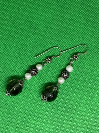 Orecchini Swarovski e Perla Argento eden gioielli