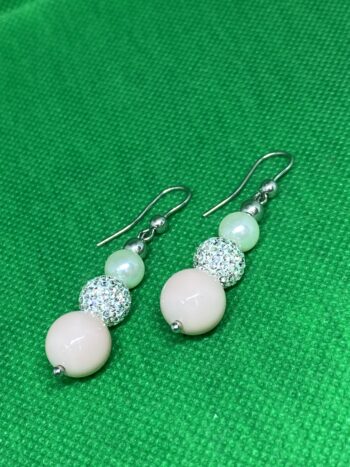 Orecchini Perle Corallo Argento eden gioielli