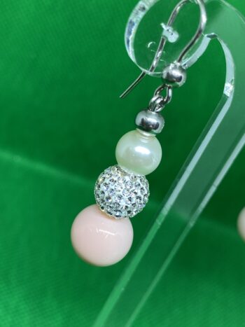 Orecchini Perle Corallo Argento eden gioielli