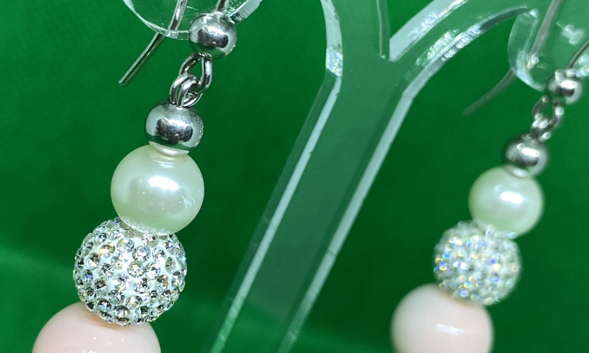 Orecchini Perle Corallo Argento eden gioielli