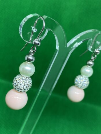 Orecchini Perle Corallo Argento eden gioielli