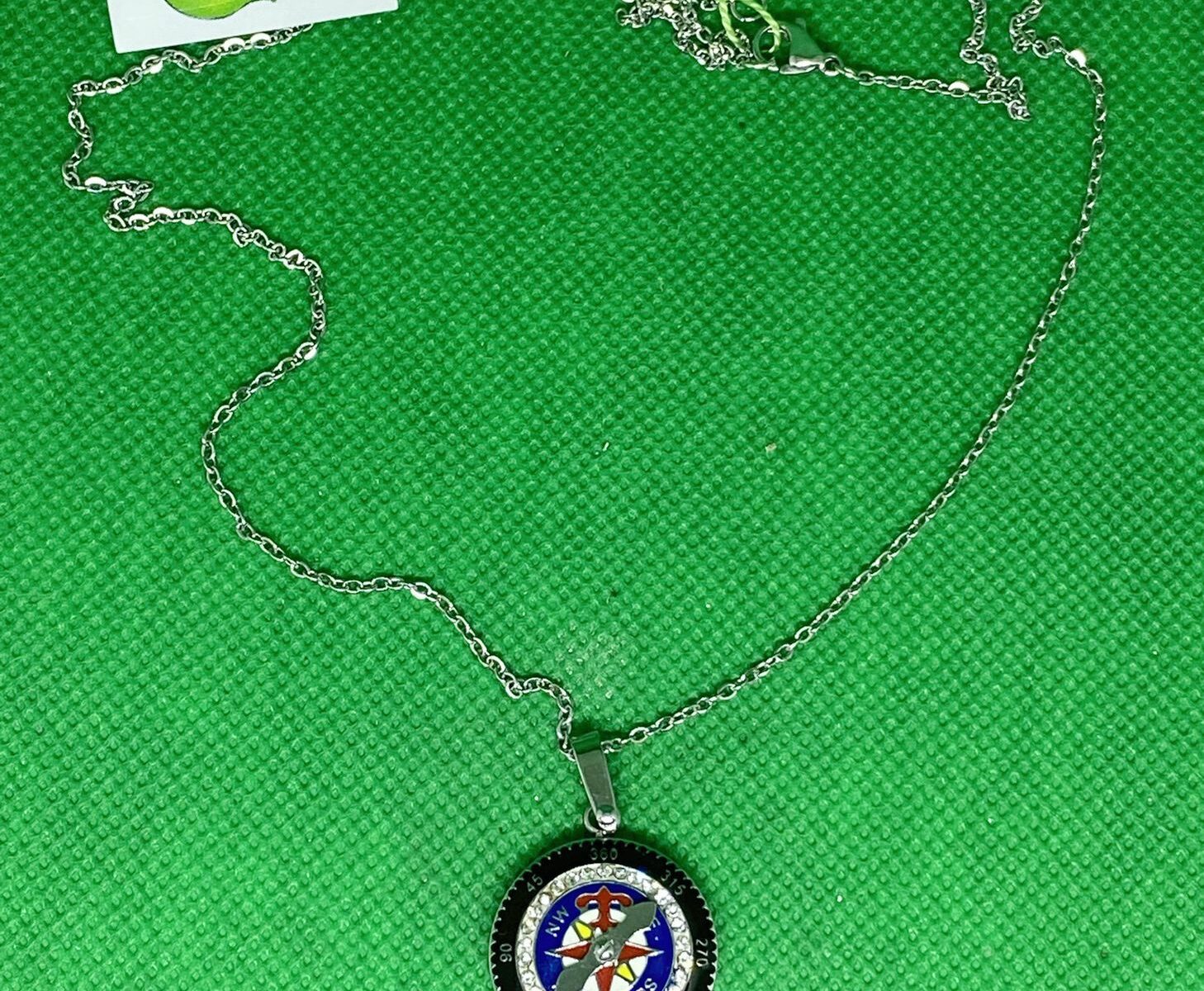 Collana Acciaio-Rosa-dei-Venti-eden-gioielli