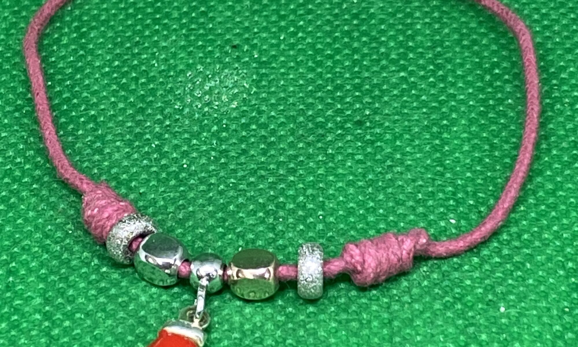 Bracciale cordicella con corne eden gioielli