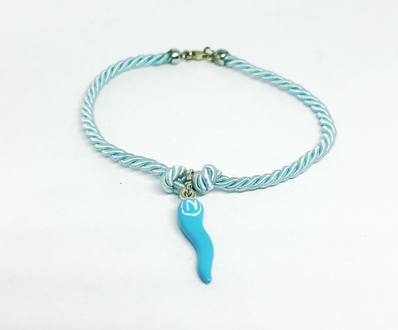 Bracciale Cordoncino Corno Napoli